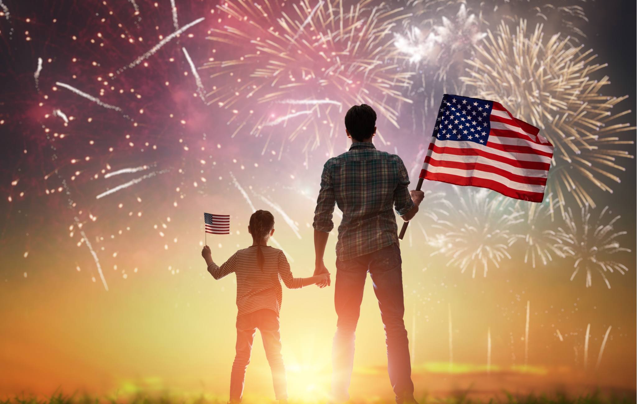 holding hands, july 4th