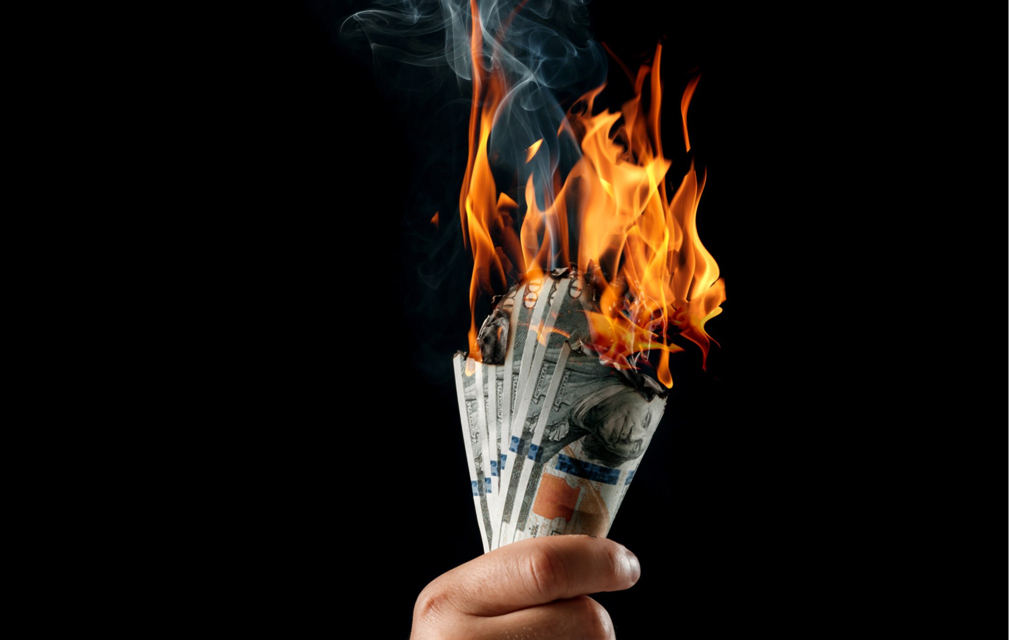 money burning
