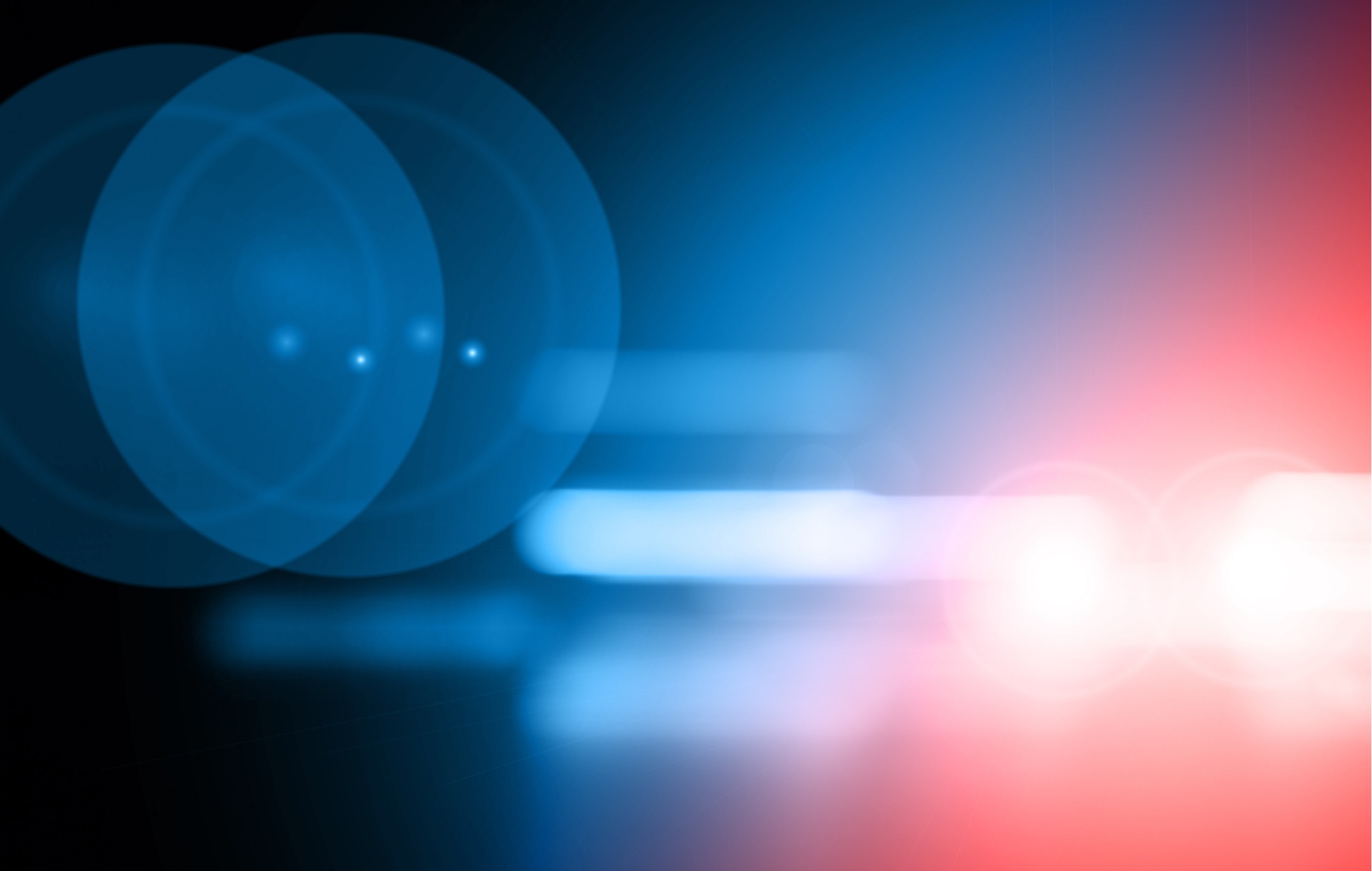red blue light