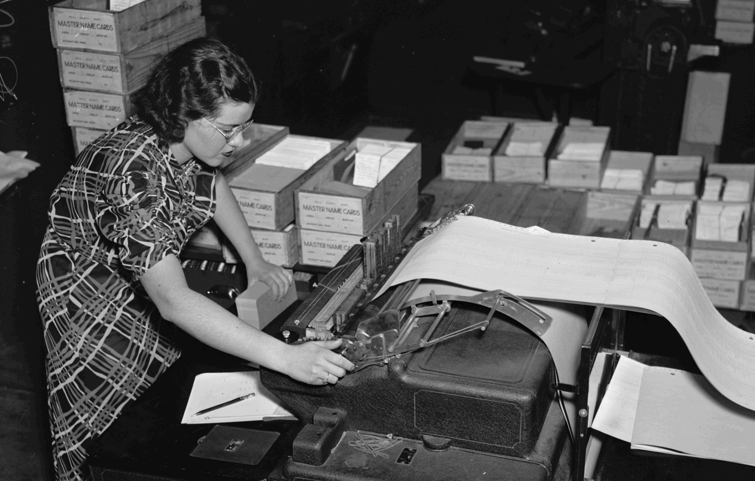 Baltimore Social Security offices. Library of Congress image: 2016871854.