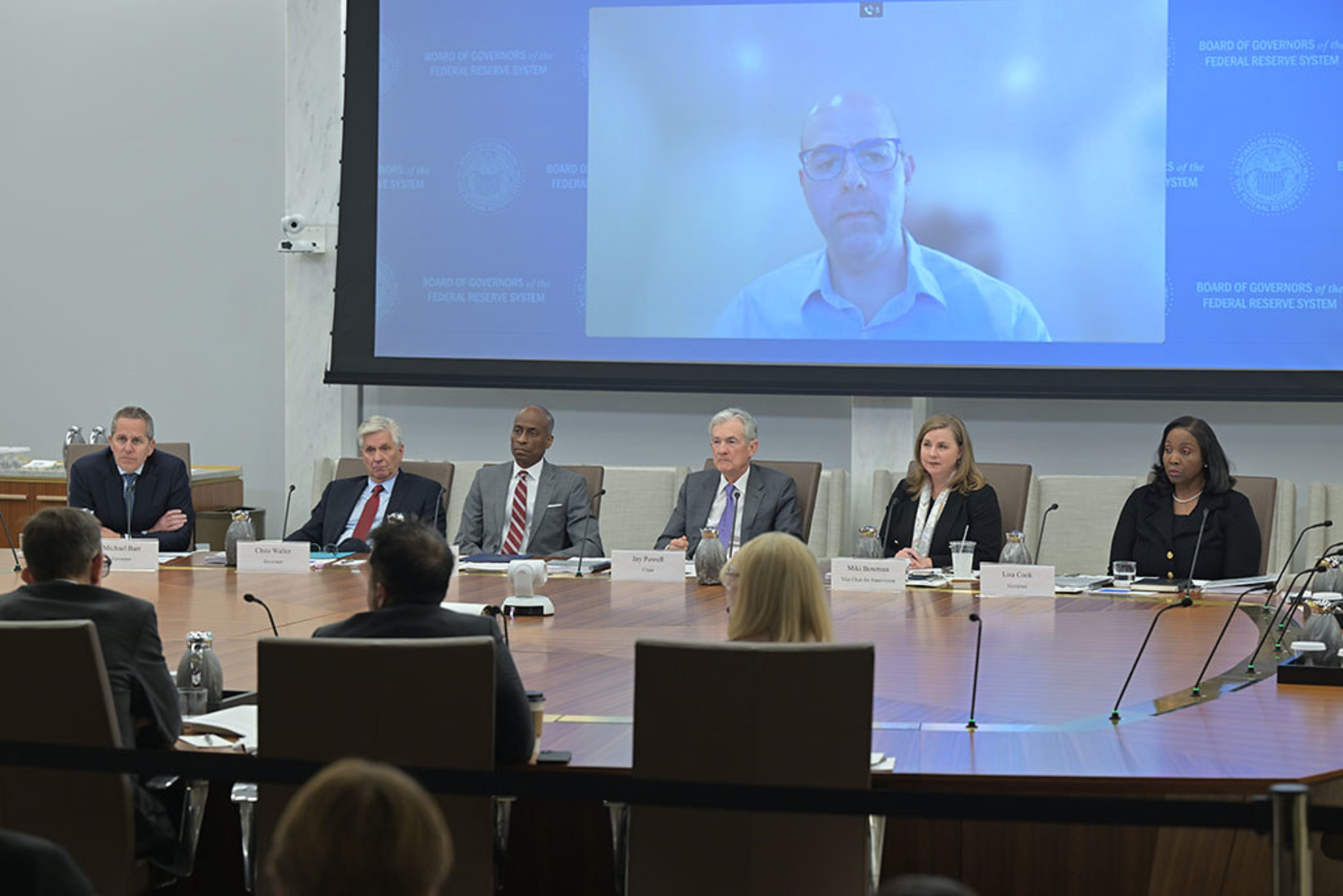 Federal Reserve Board Members, Oct 2025. Flickr: federalreserve.