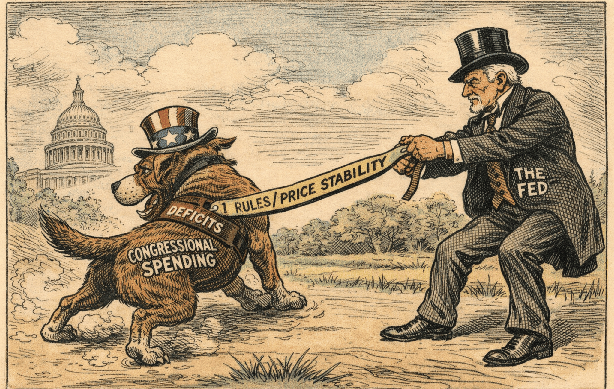 Could a Rule-Bound Fed Constrain Congressional Spending?