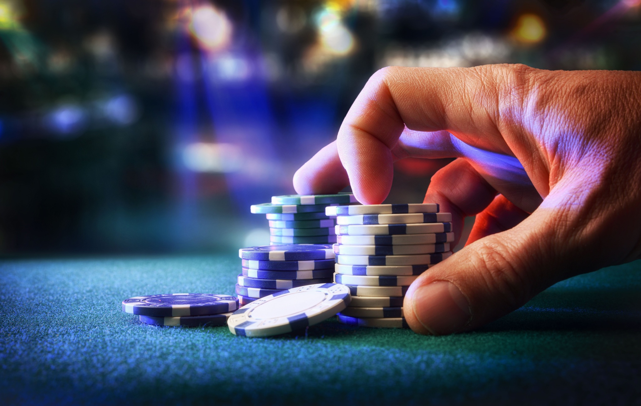 Village and River at the Poker Table